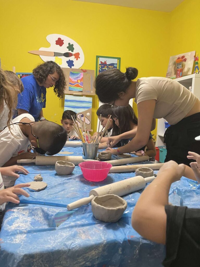 Children enjoying play and hands-on activities at Hive5 in Aurora